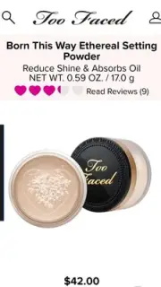 Too Faced Born This Way Ethereal Setting Powder