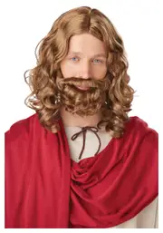 Jesus Mens Wig & Beard