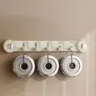 No Punching Sundries Storage Rack Traceless Clothing Hook Shower Room