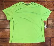 And1 Men's Go To 2.0 S/S Performance Shirt Green Lantern Heather Size 3XL - NWT