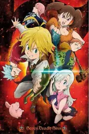 Seven Deadly Sins Characters - Poster 24" x 36"
