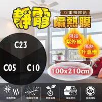 在飛比找momo購物網優惠-【台灣節能膜】靜電隔熱膜 -C10-C05-C23固定尺寸 