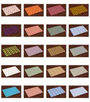 Ambesonne Place Mats Group of 4 Durable Placemats Dining Room and Kitchen Table