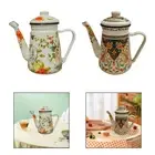 Enamel Teapot Reusable Drinkware Water Kettle for Home Party Boiling Water