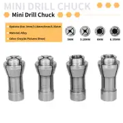 4PCS 3-6.35mm Mini Grinding Alloy Clip Electric Grinder Chuck For Rotary Tools