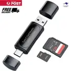 USB-C to USB-A Adapters Type-C Memory Card Reader Support Micro SD/SDHC/OTG/TF