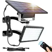1000 Lumen 48 LED Solar Light Outdoor Bright IP65 Waterproof Outdoor Solar Powered Security Floodlight
