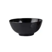 6x Melamine Noodle Bowl Black 110mm Ryner Commercial Plastic Serving Soup Bowls