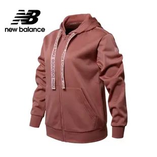 【New Balance】 NB 連帽刷毛外套_女性_玫瑰粉_AWJ13174MIN