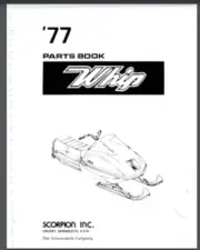 1977 Massey Ferguson Whip Parts Manual Book 48 pages