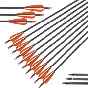 Genki 18-55lbs Arrows Archery Target Shooting Practice Compound Recurve Bow Y...