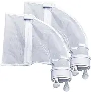 JamBer Nylon Mesh Pool Cleaner BagsBag Zipper Replacement for Polaris 280 & 480 Pool Cleaner All Purpose filter Bag for 280 Polaris Replacement BagsPool Cleaner Replacement Part K13 K16 2 pack