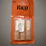 3 Pack Rico Bb Clarinet B flat Reeds # 2.5 Strength 2 1/2 RCA0325