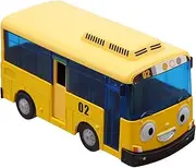 Tayo the Little Bus 120 Metal Die-Casting Bus Toy Push and Go Play Vehicles Toy & Games for Kids, Girls & Boys Animation Character Friends (LANI The Yellow Bus)
