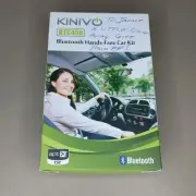 Kinivo BTC450 Bluetooth Car Kit Hands-Free, AUX Bluetooth Adapter (READ)