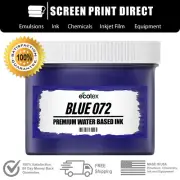Ecotex® BLUE 072 - Premium Water Based Ink for Screen Printing - ALL SIZES