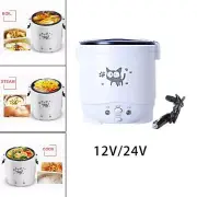 Mini 1L Electric Rice Cooker Food Steamer Multipurpose for Camping Trip