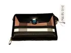Malibu Skye Olivia Crossbody Multi Pocket Bag Purse / Wallet Flip Lock Plaid NWT