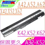 ASUS電池-華碩 A32-K52,K42,K52,K62,K52DR,K52EQ,K52F,K52J,K52JB,K52JE,K52JC,A42-K52