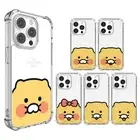 Kakao Friends Choonsik Big Face Clear Case for iPhone 16 15 Pro Pro Max Plus
