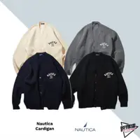 在飛比找蝦皮商城優惠-NAUTICA V-NECK CARDIGAN 紐扣 針織 