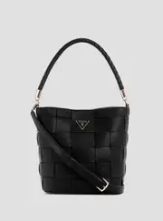 GUESS Black Maylee Bucket Bag