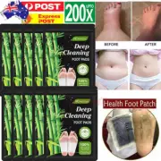 200x Detox Foot Patches Pads Body Toxins Feet Slimming Deep Cleansing Herbal New