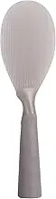 104lab. Standing Rice Spoon, Made in Japan, Ishikawa Prefecture, Made in Our own Factory, Dishwasher-Safe, Ladle, Stylish, Cute, Ladle, Vertical Line, Freestanding, Hygienic, Pink Gray, Rice Cooker,