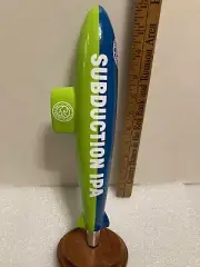 OUTER LIGHT BREWING SUBDUCTION IPA SUBMARINE draft beer tap handle. CONNECTICUT