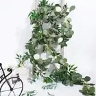 Leaves Fake Vines Rattan Artificial Plants Garland Artificial Eucalyptus