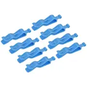 Garbage Bin Clip, Kitchen Trash Can Bag Clips Waste Bin Clamp Blue Pack of 12