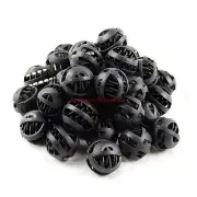 100pcs Reusable Bio Balls Aquarium Wet/Dry Filter Media Pond Tank Biofilter Bulk