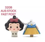 SnowWhite Disney USB Flash Drives 32G memory Stick Christmas PresentGift Disney
