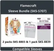 "Flamecraft" Board Game Compatible Card Sleeve Bundle (8803 X 2 + 8839 X 1)
