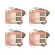 Judydoll Face Powder Highlighter and Contour Face Palette Makeup 01 X4Pack