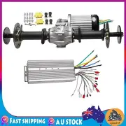 60V 2500W Motor Controller 810mm Rear Differential Axle For Go Kart Golf Cart