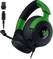 Minecraft Gaming Headset, Razer, Kraken V4 X, Minecraft Edition, Wired USB-A/USB-C Compatible, Triforce 40mm Driver for Powerful Realistic Sound, Retractable HyperClear Cardioid Microphone, RGB 7.1