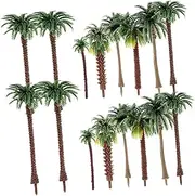 [Abaodam] 30Pcs Miniature Model Trees DIY Landscape Trees for Crafts Sand Table Model Decoration Lifelike Scenery Models Height for Micro Landscape and Train Track