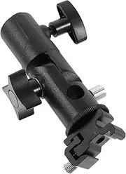 DOITOOL Flash Lamp Holder Bracket Vertical Horizontal Photography Umbrella Stand Compatible with Flashes and LED Lights