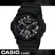 【CASIO 卡西歐 G-SHOCK 系列】金屬機械錶面設計雙顯錶(GA-201-1A)