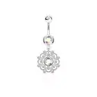 Piercing Navel Vintage Circle Filigree Aurore Borealis