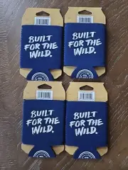 Four (4) New YETI Neoprene Drink Jacket Coozie “Built for the Wild”