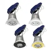 75mm LED Downlight 7w Satin Chrome, White, Black 3k CRI 90+ LDLB75-XX Superlux Lighting