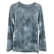 All In Motion Kids XS Long Sleeve Snake Skin Print Moisture Wicking Athletic Top