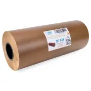 18" x 900' Brown Wet Wax Paper Roll - Food-Safe Extra Water Resistant for Mea...