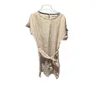 Brave + Soul Idaho Linen Dress In Natural Linen Small NWT
