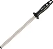 Knife Sharpener - Diamond Steel 12 inch, Professional Sharpening Steel for Master Chef, Kitchen Knife, Cooking Knife, Butchers and Japanese Knife, Hunter or Home Gourmet Blade Sharpening Stick
