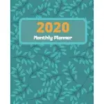 2020 MONTHLY PLANNER: 2020 PLANNER WEEKLY AND MONTHLY, 2020 PLANNER MINIMALIST, 2020 PLANNER AND CALENDER, 2020 PLANNER GIFT-120 PAGES(8