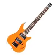 ALP Leaf L100 Electric Guitar Headless Travel Guitar (Gloss Orange)