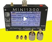 Upgraded Mini1300 Antenna Analyzer 0.1Mhz~1300MHz with SMA Calibration Kits Vector Network Analyzer Multitester Aluminum Shell HF VHF UHF All Bands
